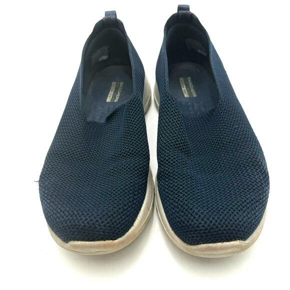 Skechers Men's 7.5‎ Go Walk Max Slip On Sneaker Navy Goga mat air cooled memory - Picture 4 of 7